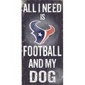 Fan Creations Fan Creations N0640 Houston Texans Football And My Dog Sign N0640-HOU